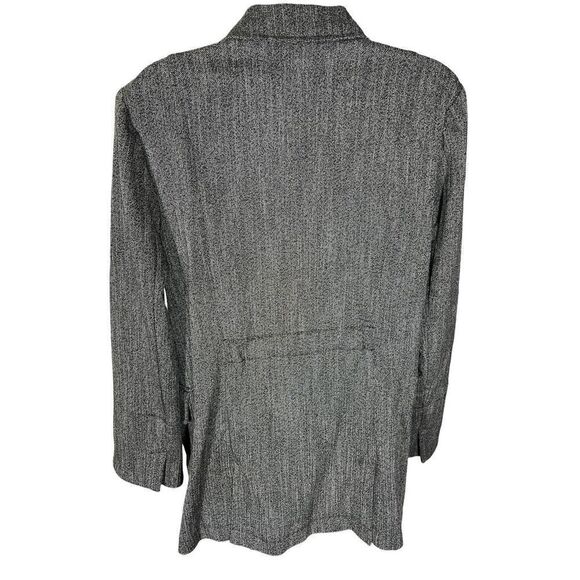J. Jill Gray Stretch 3-Button Career-Wear Blazer Jacket Women’s Size Small - Picture 4 of 6